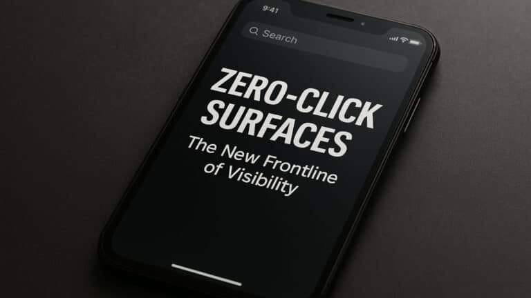 Zero Click Icon Zero-Click Visibility: Rethinking Search Success in the AI Era – SRNA SEO