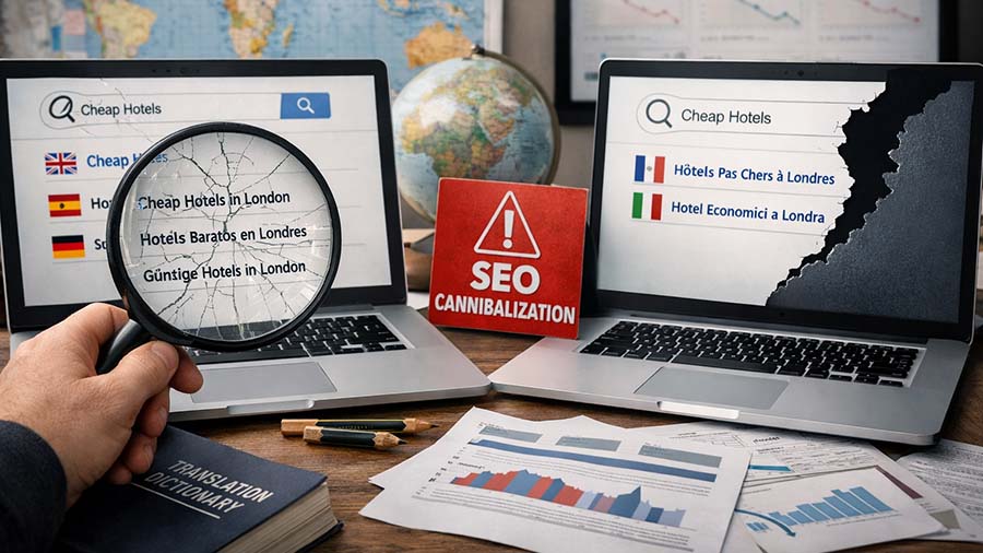 When Blind Translation Kills Your Global SEO: A Multilingual Cannibalization Case Study