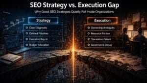 SEO Strategy vs. Execution Gap
