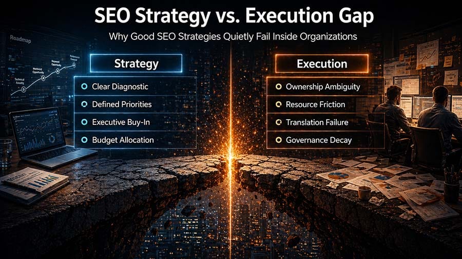 SEO Strategy vs. Execution Gap