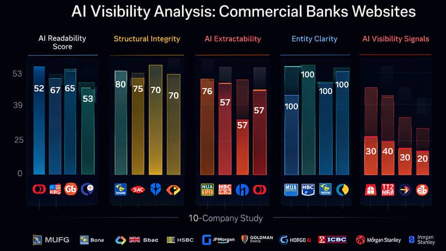 AI Visibility: Why Large Banks are Invisible to AI Search (Case Study)
