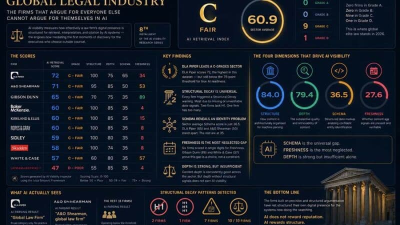 AI Visibility Analysis Global Legal Industry