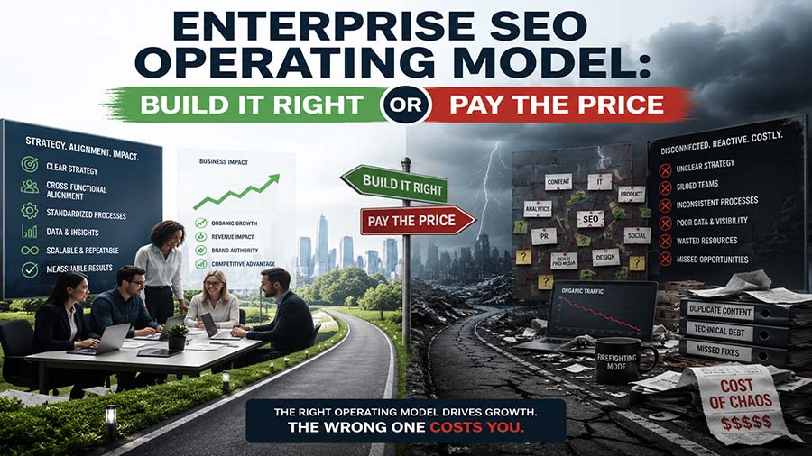 Enterprise SEO Operating Model: Build It Right or Pay the Price