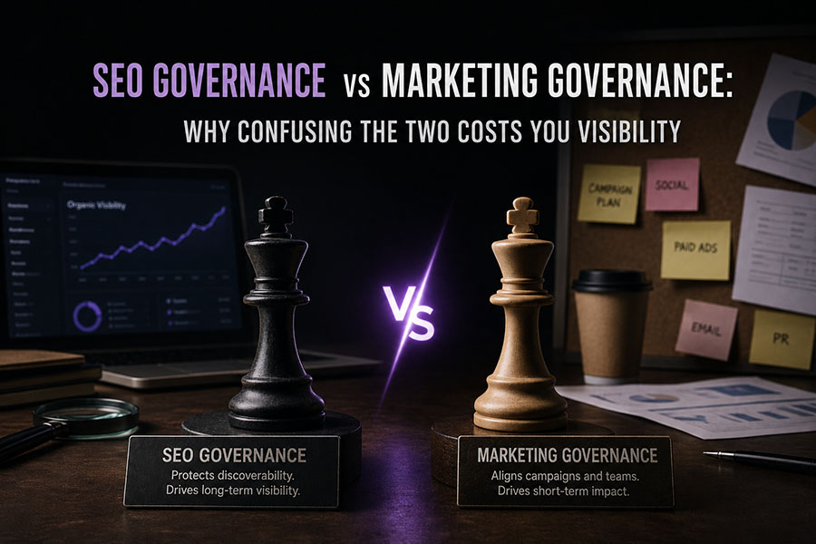 SEO Governance vs Marketing Governance: Why Confusing the Two Costs You Visibility