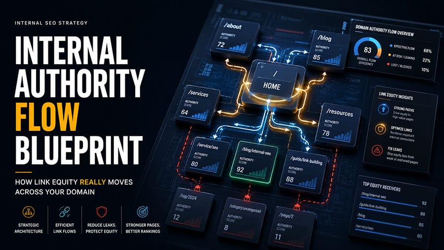 Internal Authority Flow Blueprint: How Link Equity Really Moves Across Your Domain