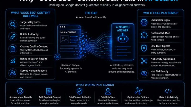 Why "Good SEO" Content Still Fails in AI Search