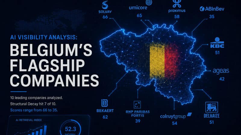 AI Visibility Analysis: Belgium's Flagship Companies