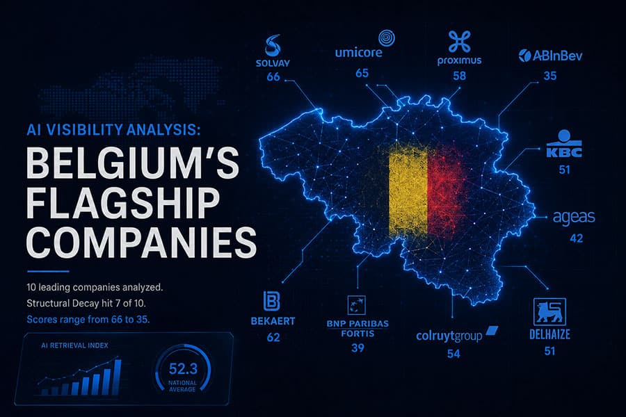 AI Visibility Analysis: Belgium’s Flagship Companies