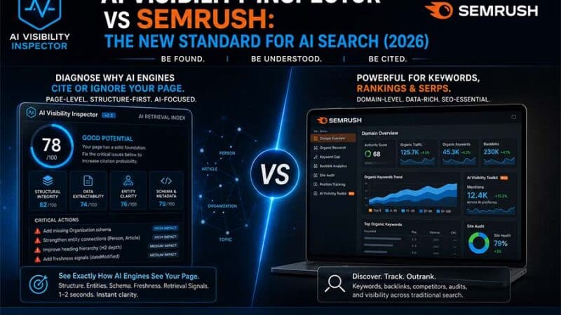 AI Visibility Inspector vs Semrush