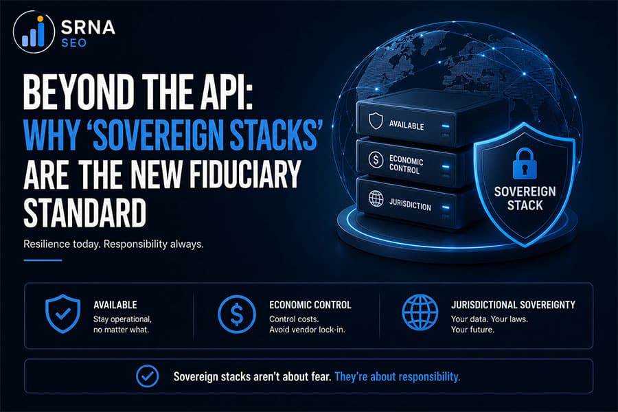 Beyond the API: Why ‘Sovereign Stacks’ Are the New Fiduciary Standard
