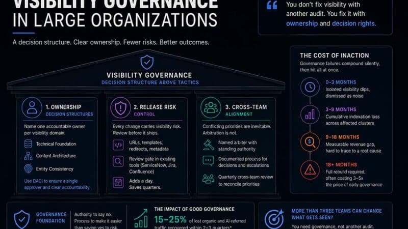Visibility Governance in Large Organizations