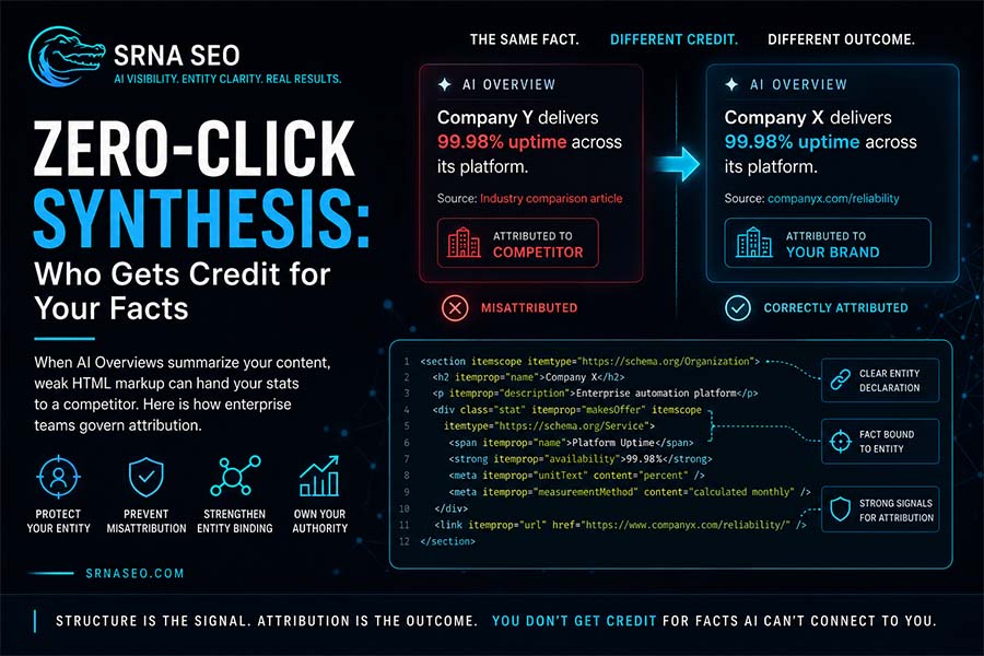 Zero-Click Synthesis: Who Gets Credit for Your Facts