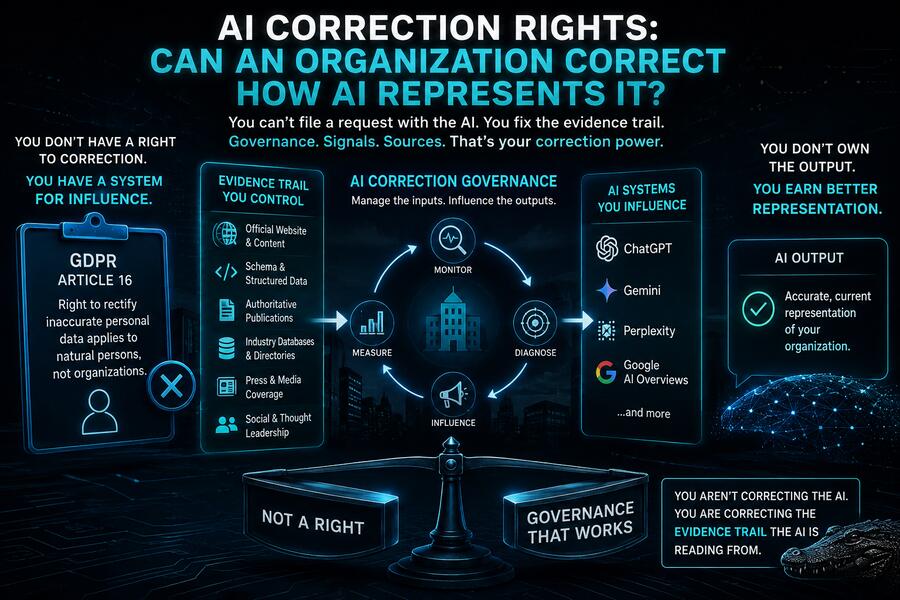 AI Correction Rights: Can an Organization Correct How AI Represents It?
