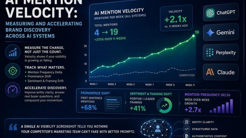 AI Mention Velocity Measuring and Accelerating Brand Discovery Across AI Systems