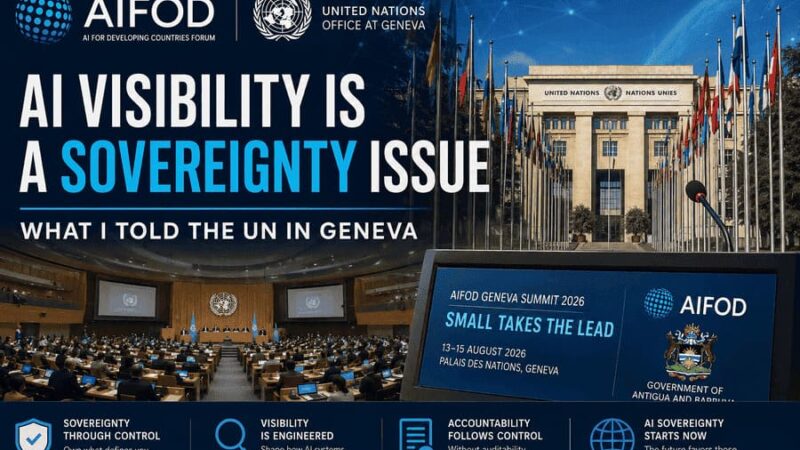 AI Visibility Is a Sovereignty Issue, What I Told at UN in Geneva