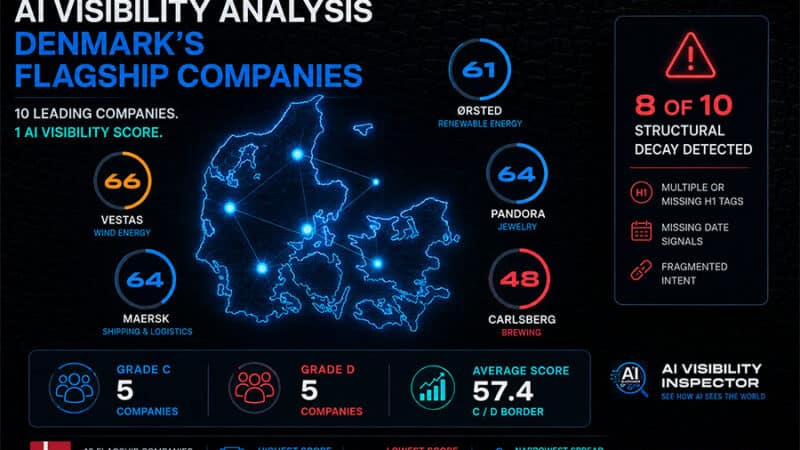 Building a Europe AI Can See: Denmark Splits Down the Middle on AI Visibility
