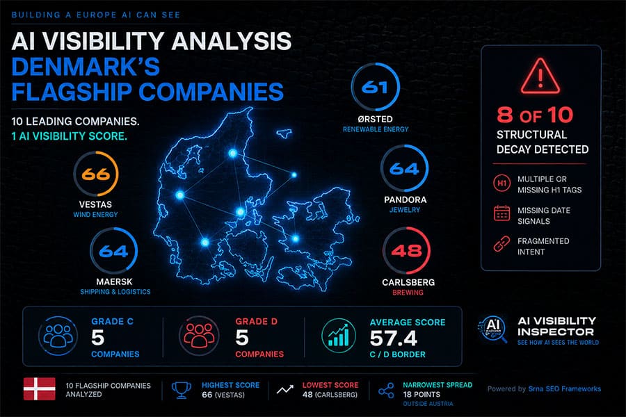 Building a Europe AI Can See: Denmark Splits Down the Middle on AI Visibility