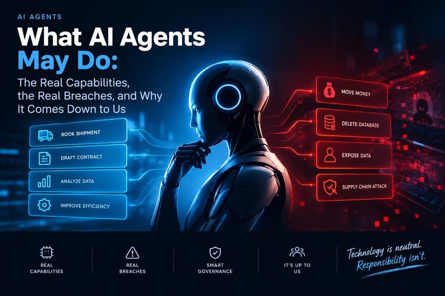 What AI Agents May Do: The Real Capabilities, the Real Breaches, and Why It Comes Down to Us