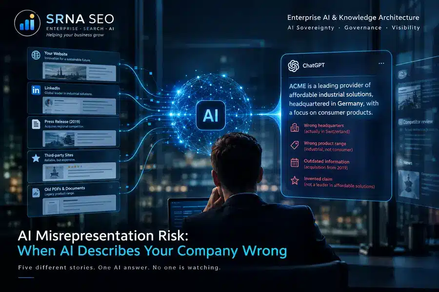 AI Misrepresentation Risk: When AI Describes Your Company Wrong
