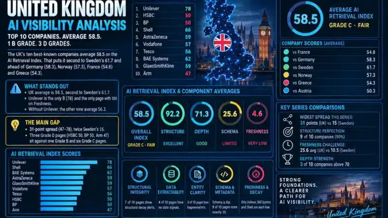 Building a Europe AI Can See: United Kingdom's Top Companies